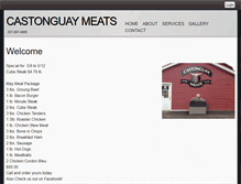 Tablet Screenshot of castonguaymeats.com